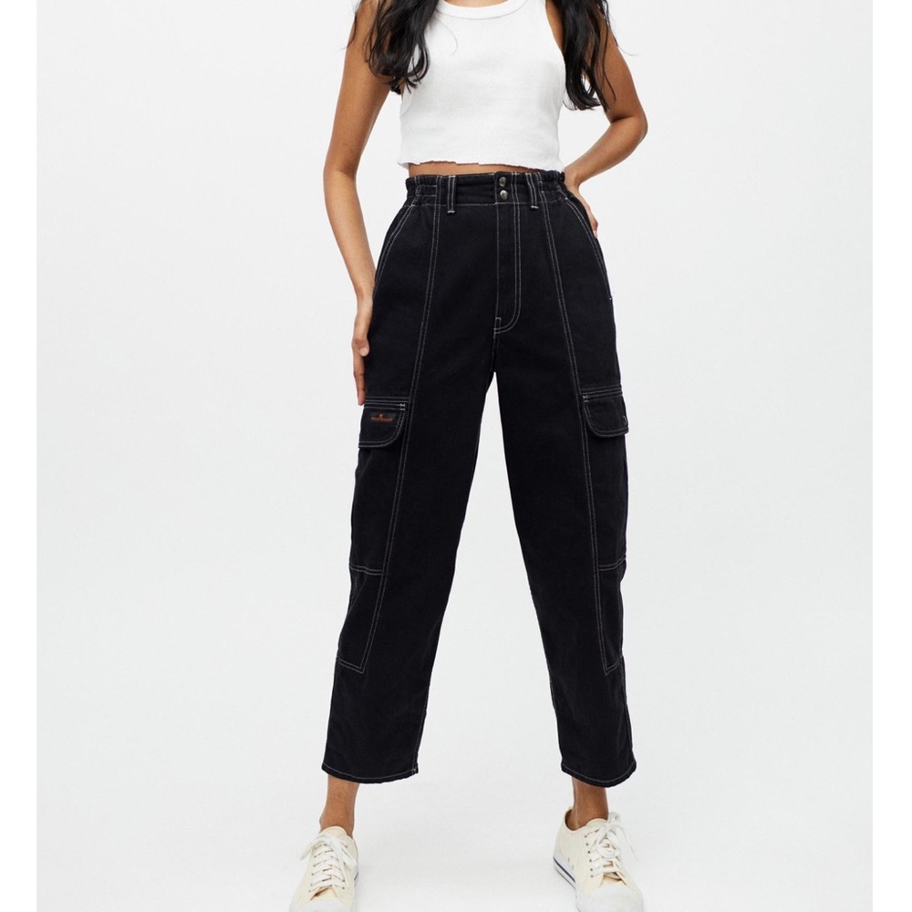 Brand New with Tag: Urban Outfitters BDG Blaine High Waisted Skate Jean - Black
